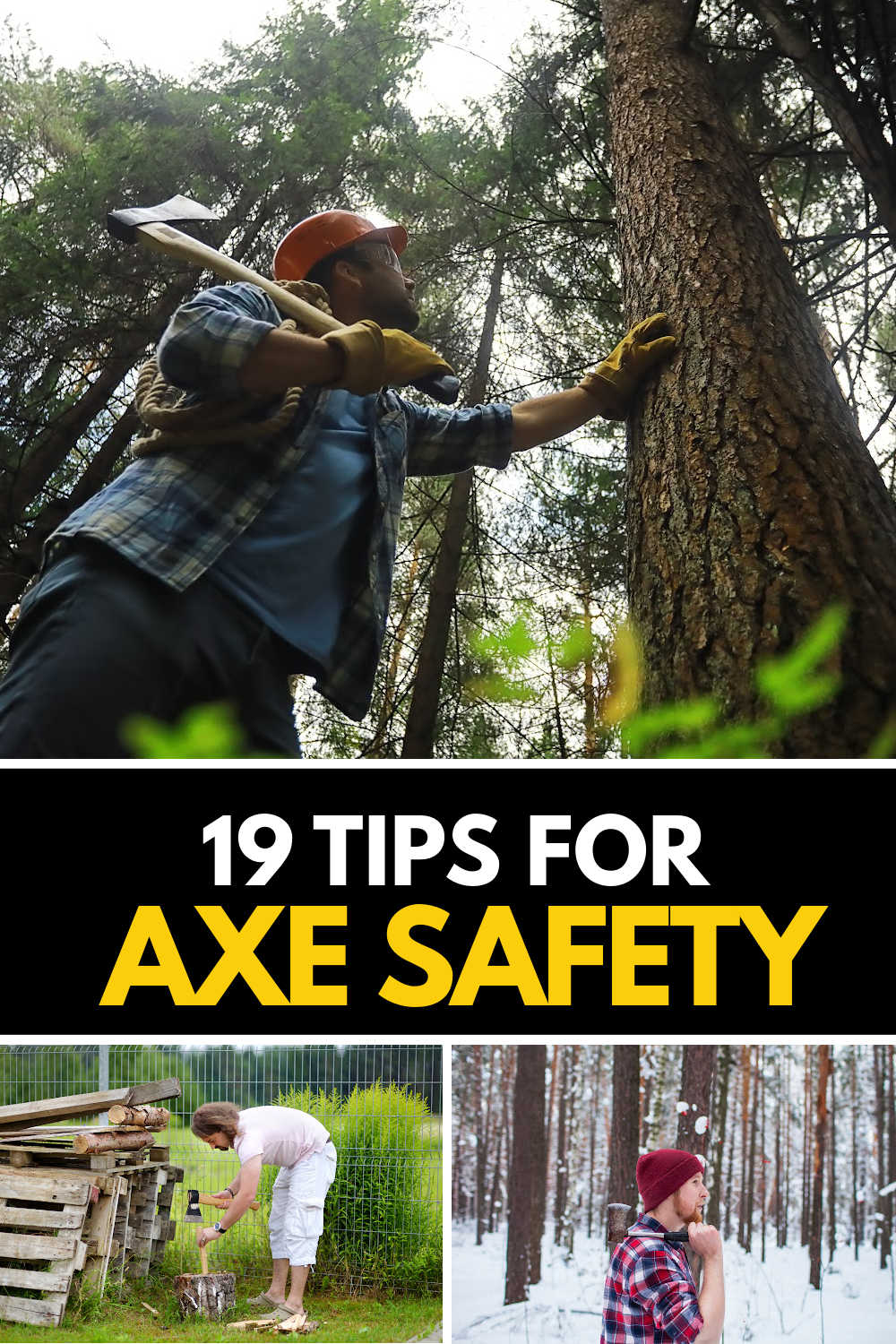 Axe safety tips