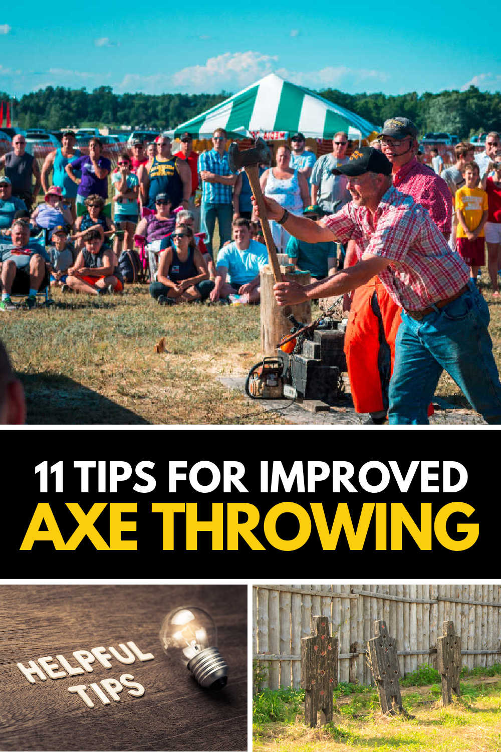 Axe throwing tips